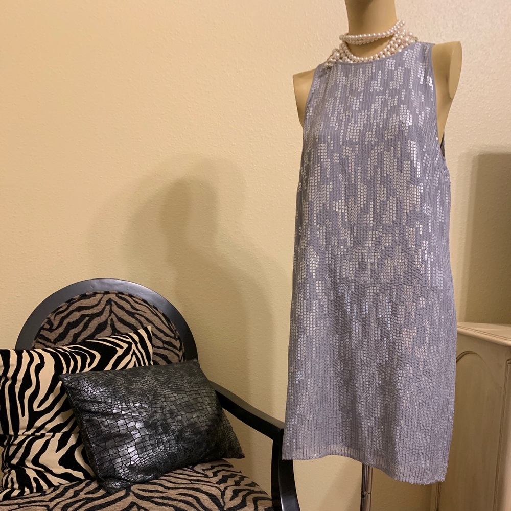 Michael Stars Silver/Gray Loose Fit Dress